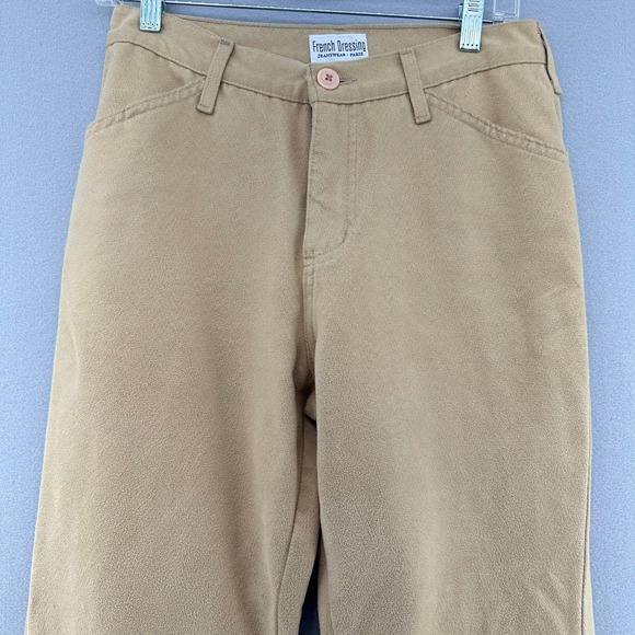 French Dressing Jeanswear Pants - VTG French Dressing Jeanswear Paris Tan Khaki Pants SZ 8 (28x31) Made In Canada